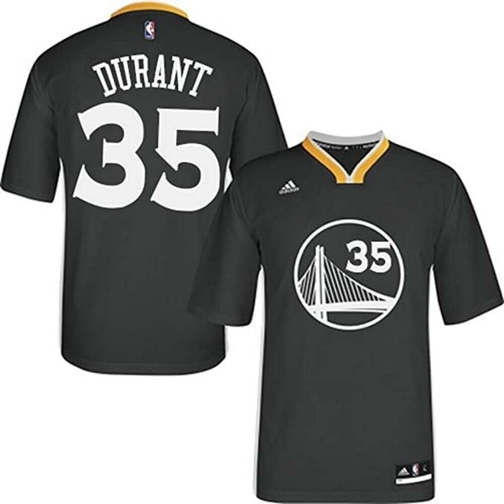 Adidas Golden State Warriors Kevin Durant #35 Men's Swingman Charcoal Jersey